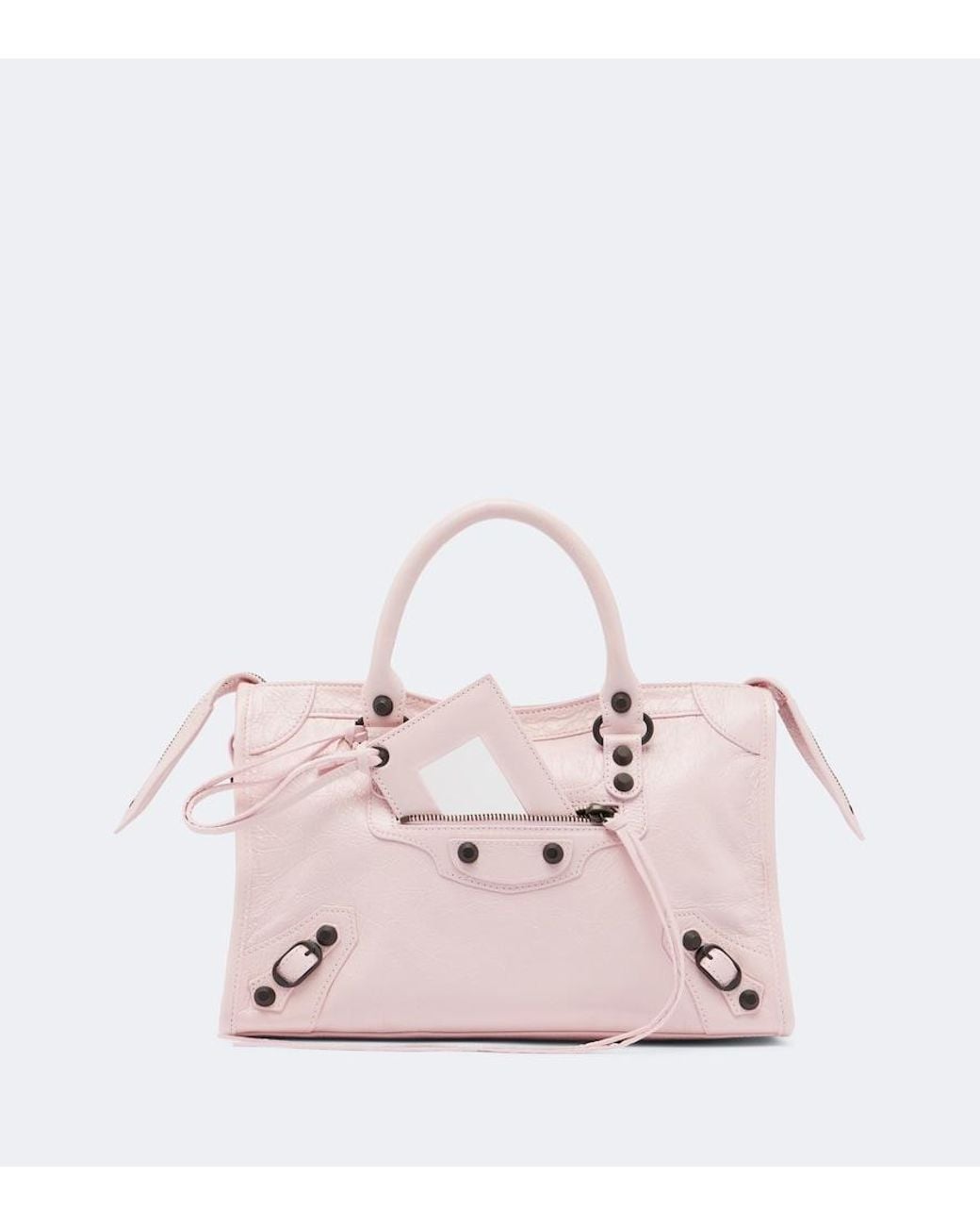 Balenciaga Pink Le City Small Leather Top-Handle Bag