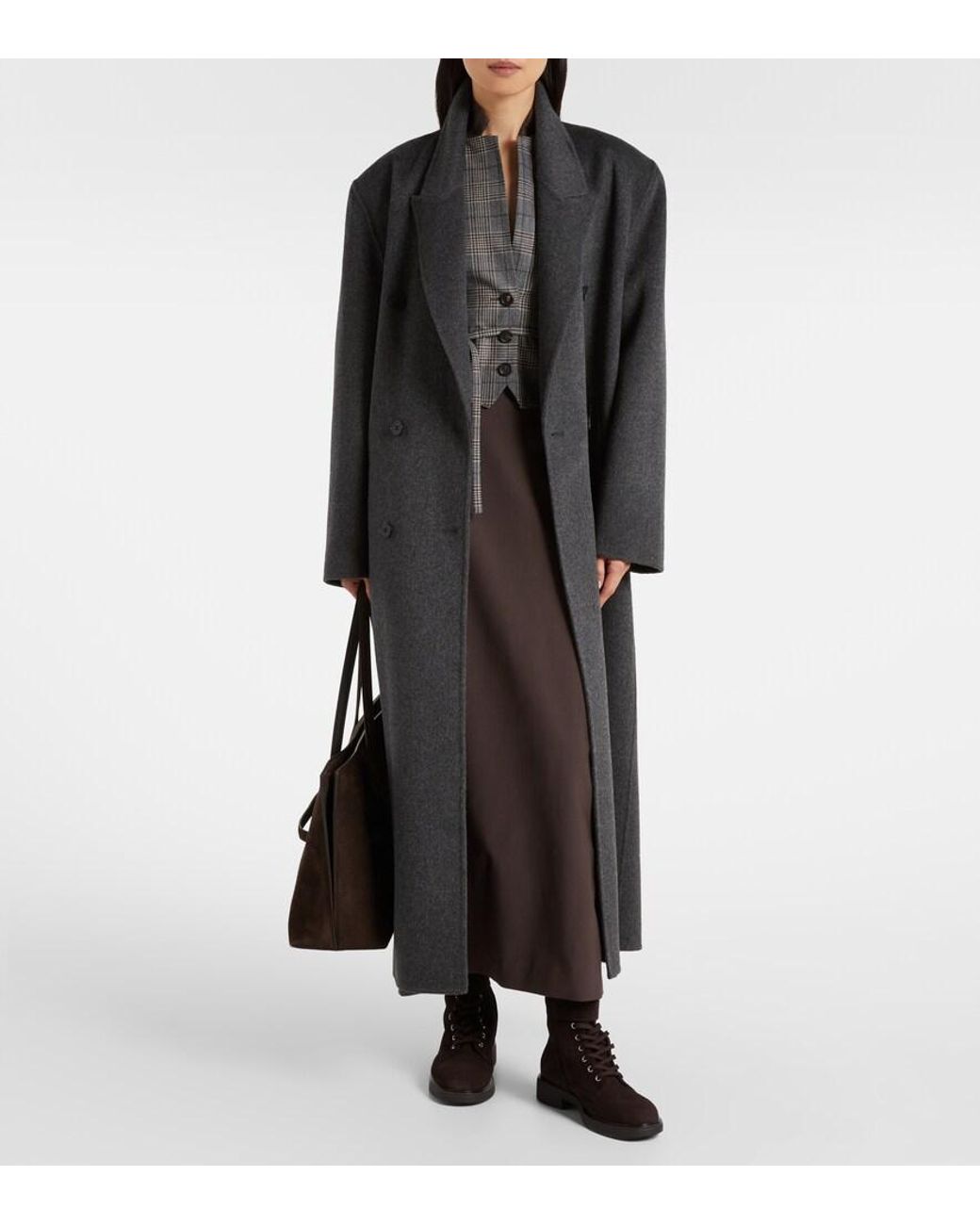 Gianvito Rossi Black Shearling-Lined Suede Combat Boots