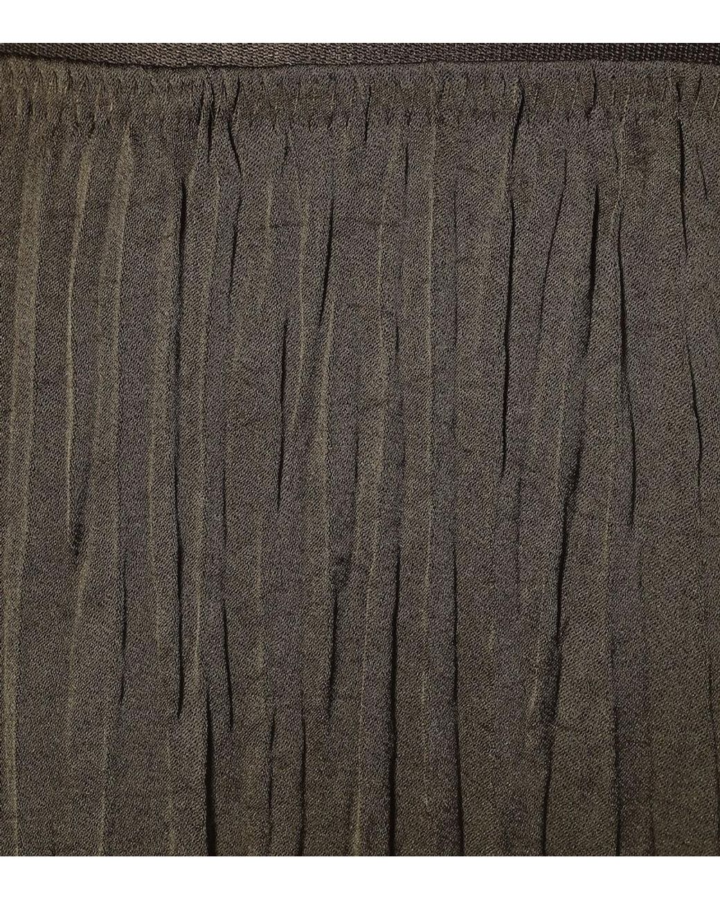 Vince Multicolor Pleated-Crepe Skirt