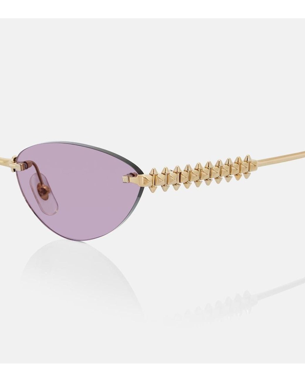 Cartier Purple Clash De Cartier Cat-Eye Sunglasses