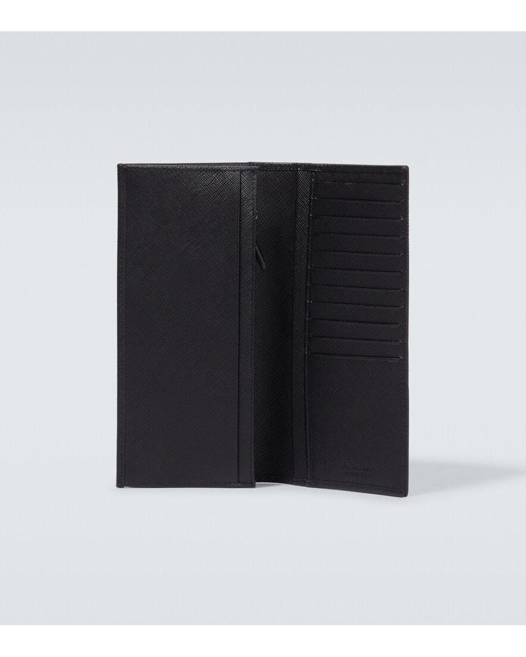 Prada Black Saffiano Leather Wallet for men
