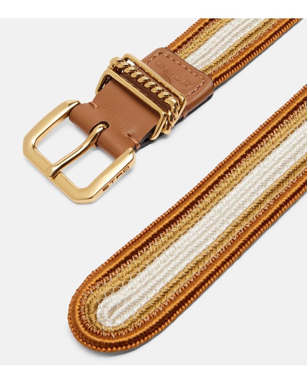 Etro White Guertel