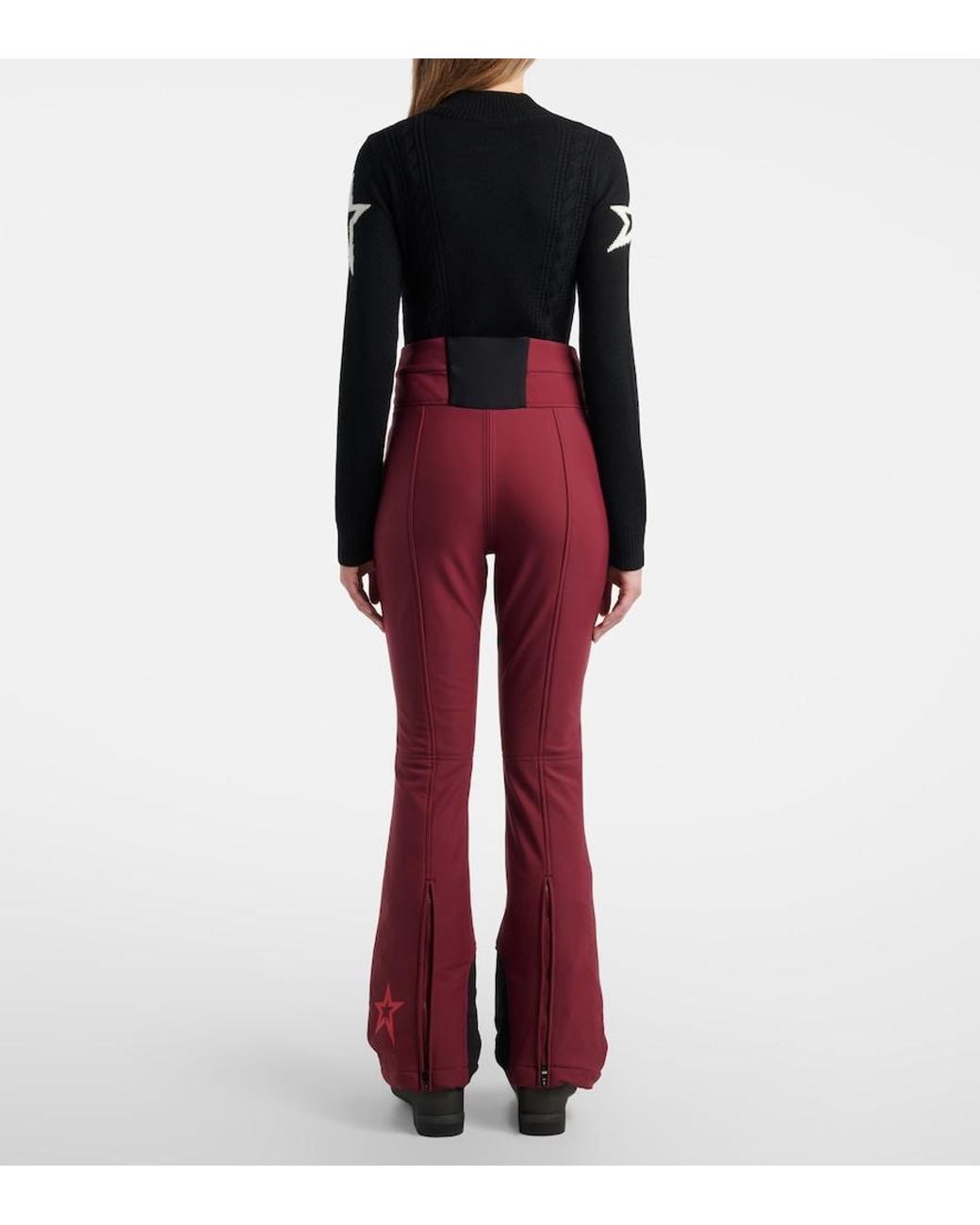 Perfect Moment Red Aurora High-Rise Ski Pants
