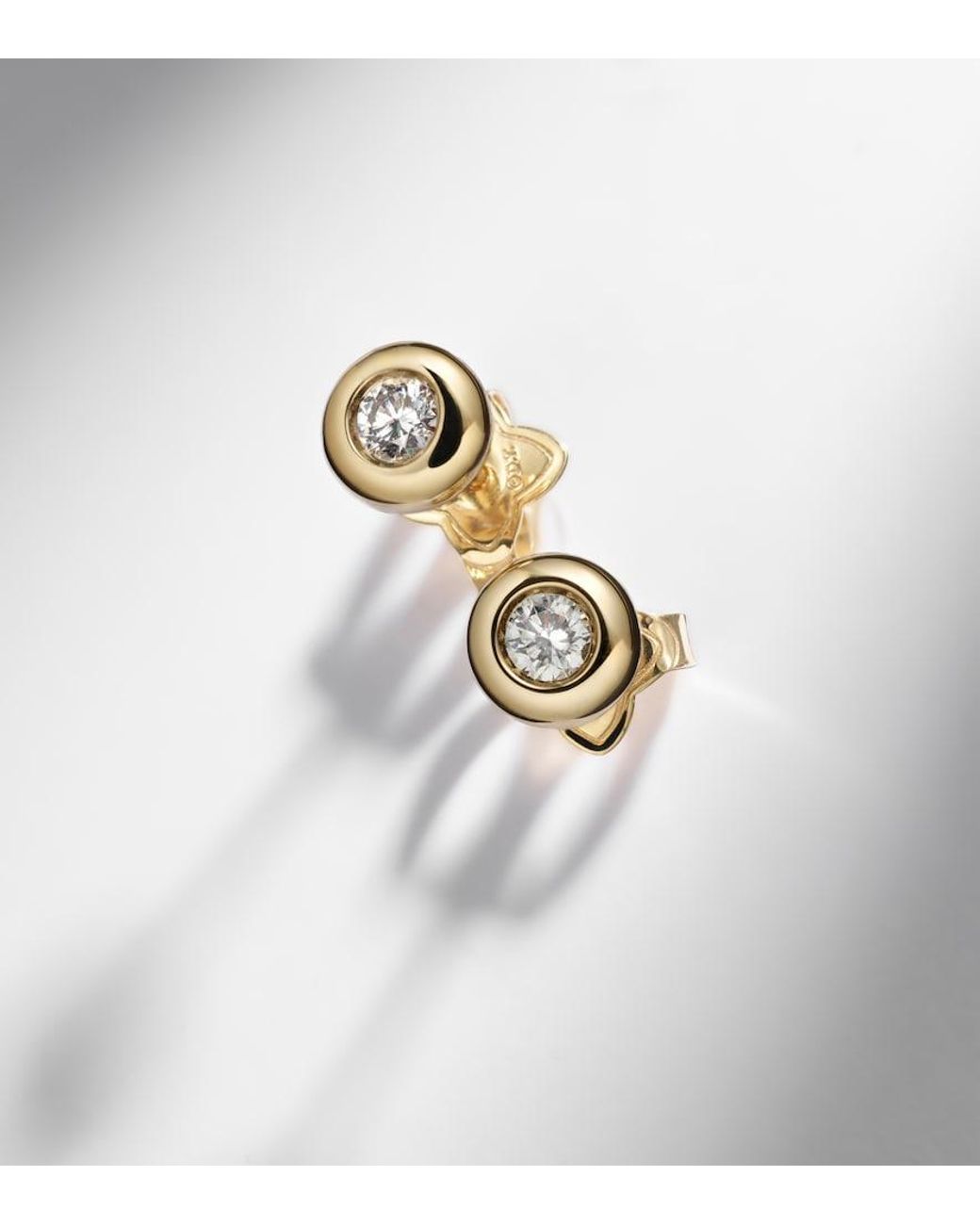 David Yurman White Pave 18Kt Earrings With Diamonds