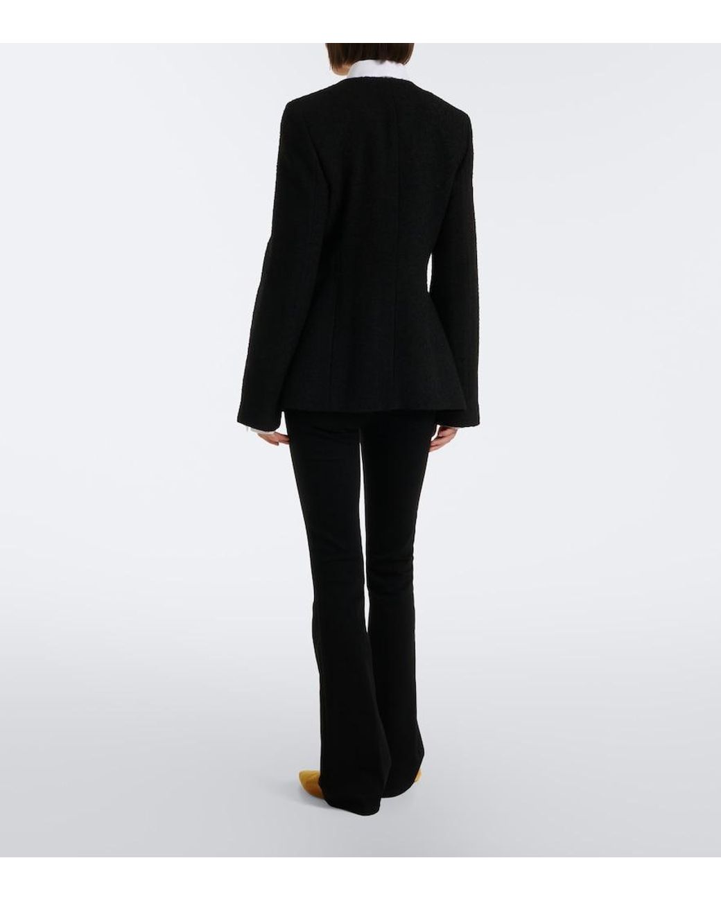 FRAME Black Reboot High-Rise Bootcut Jeans