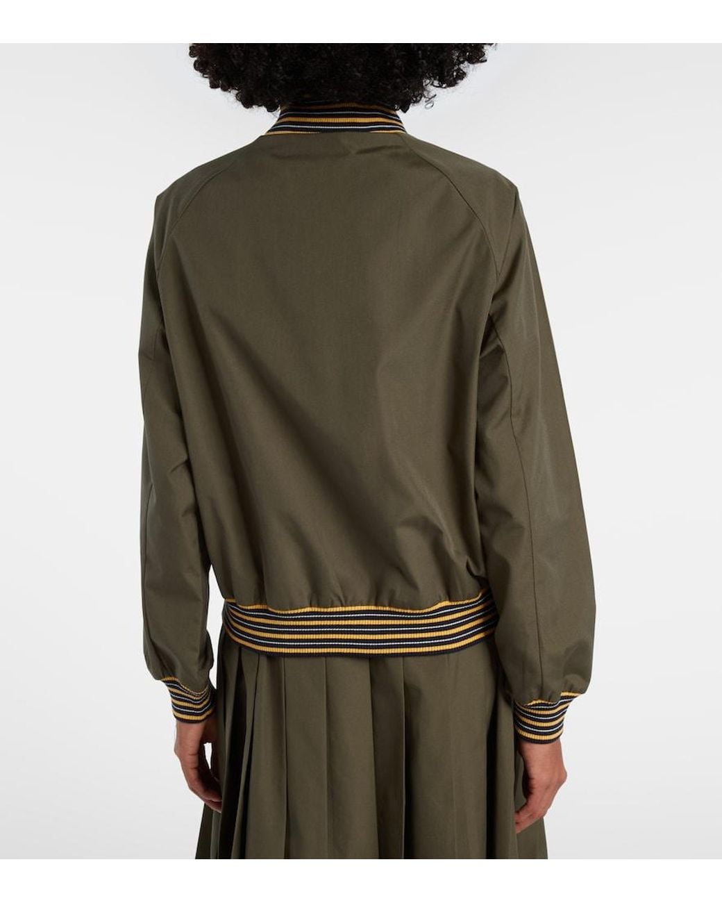 Prada Green Poplin Jacket