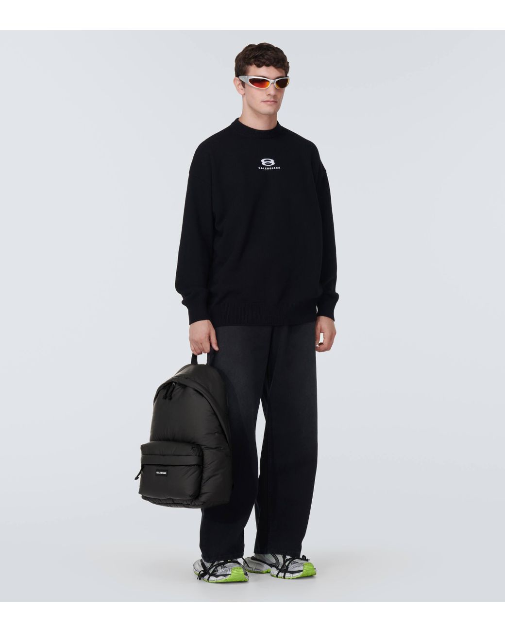 Balenciaga Explorer Backpack in Black for Men Lyst UK