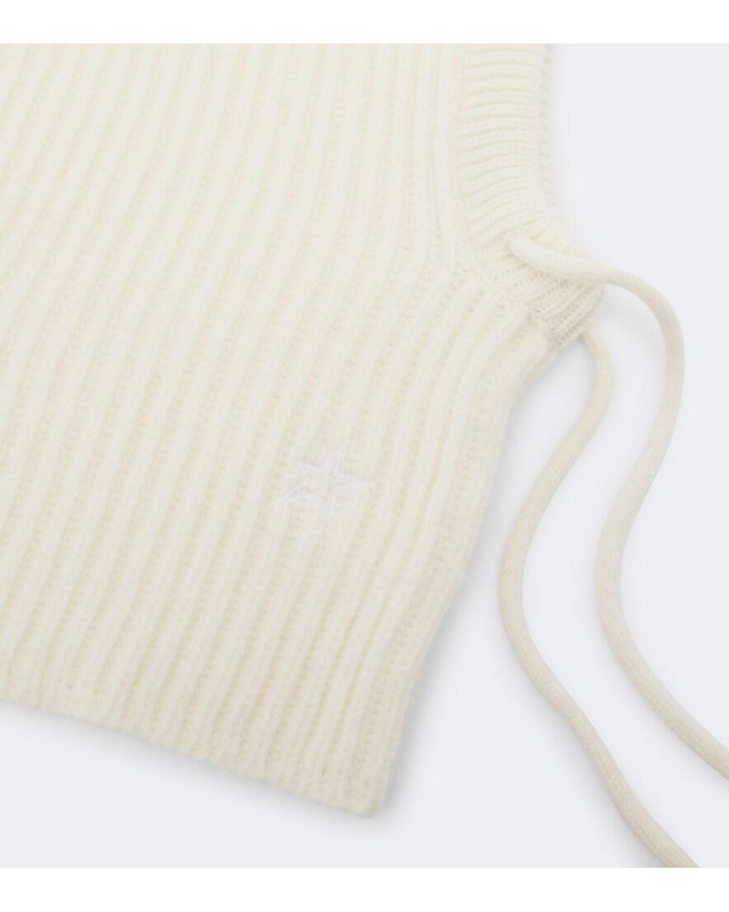 Perfect Moment White Wool And Cashmere Balaclava
