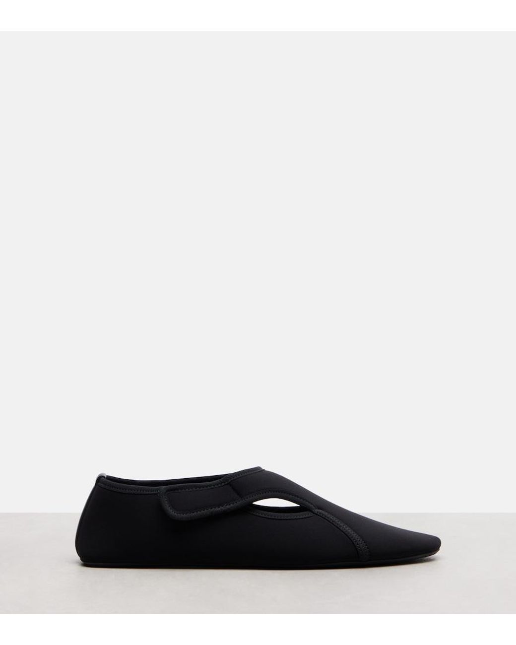 Alaïa Blue Slip-Ons Flex Mit Leder