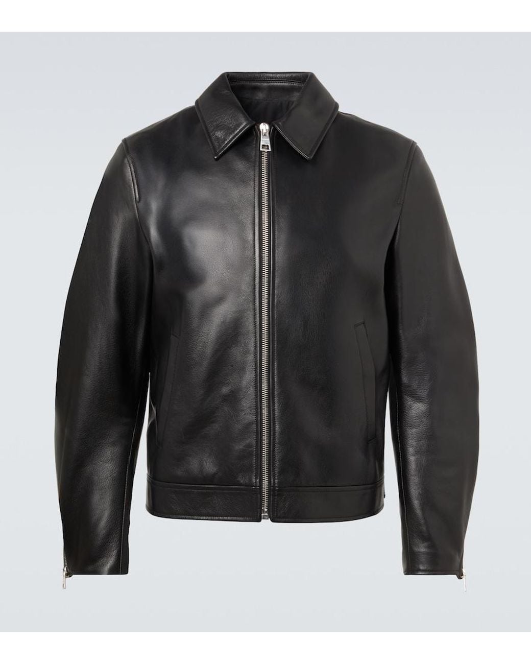 Givenchy Black Leather Jacket for men