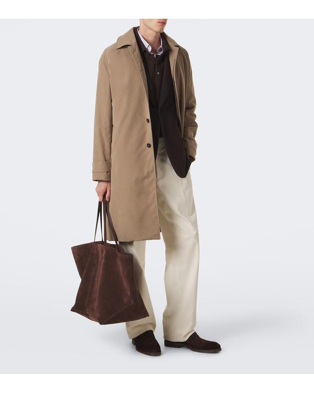 Magnanni Shoes Brown Carbonne Suede Oxford Shoes for men