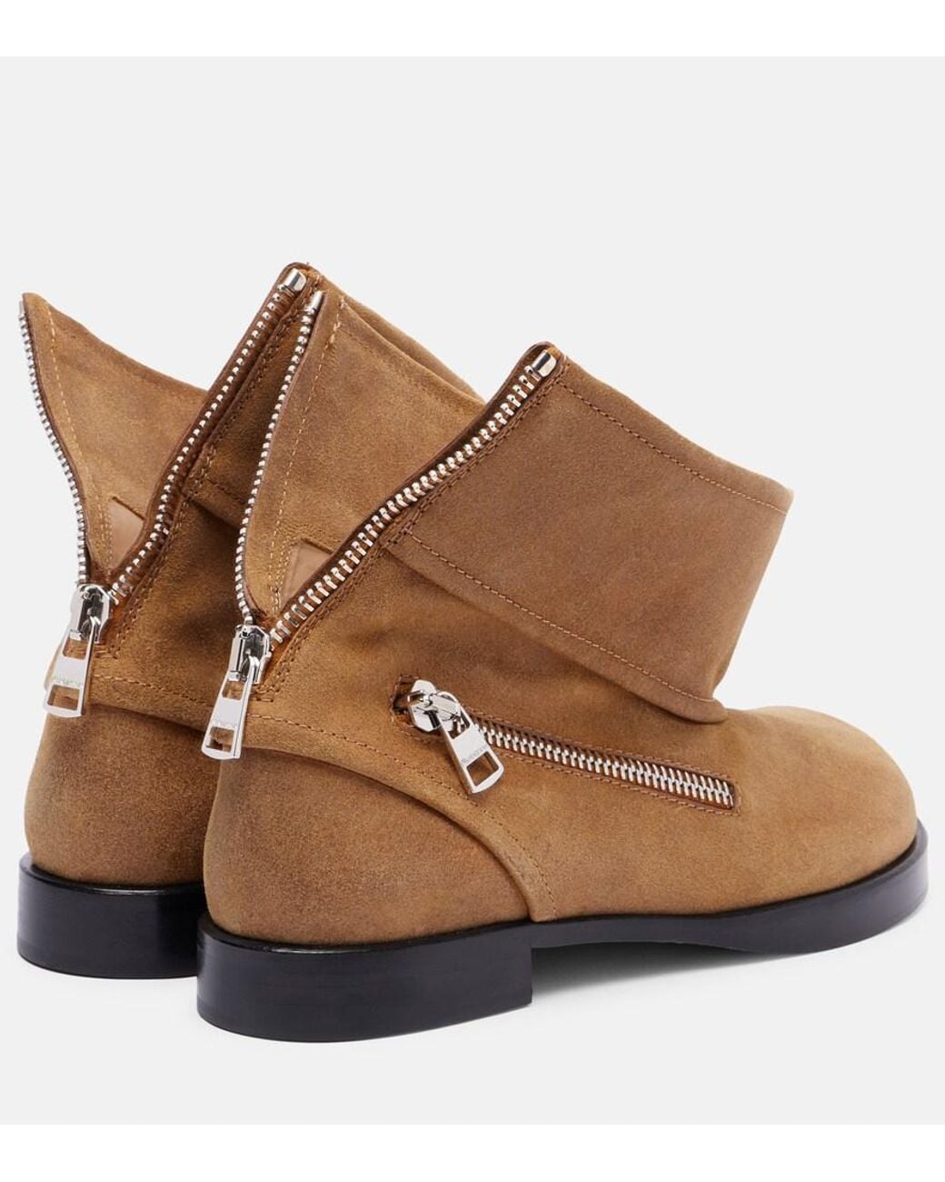 J.W. Anderson Brown Suede Ankle Boots