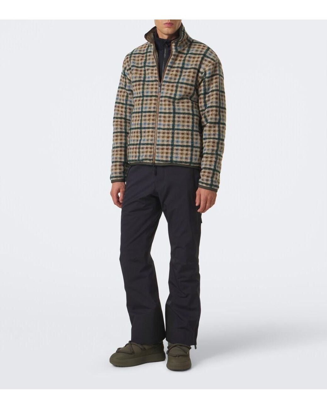 Moncler Green Altive Mid Snow Boots for men