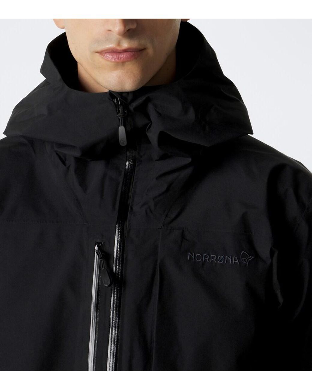 Norrona Black Lofoten Gore-Tex Ski Jacket for men