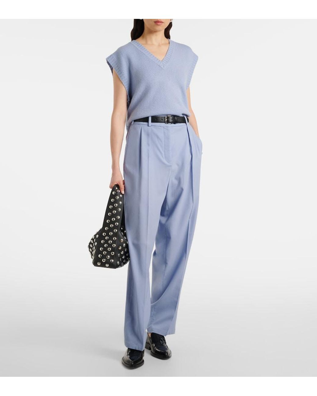 Joseph Blue Cashmere Vest