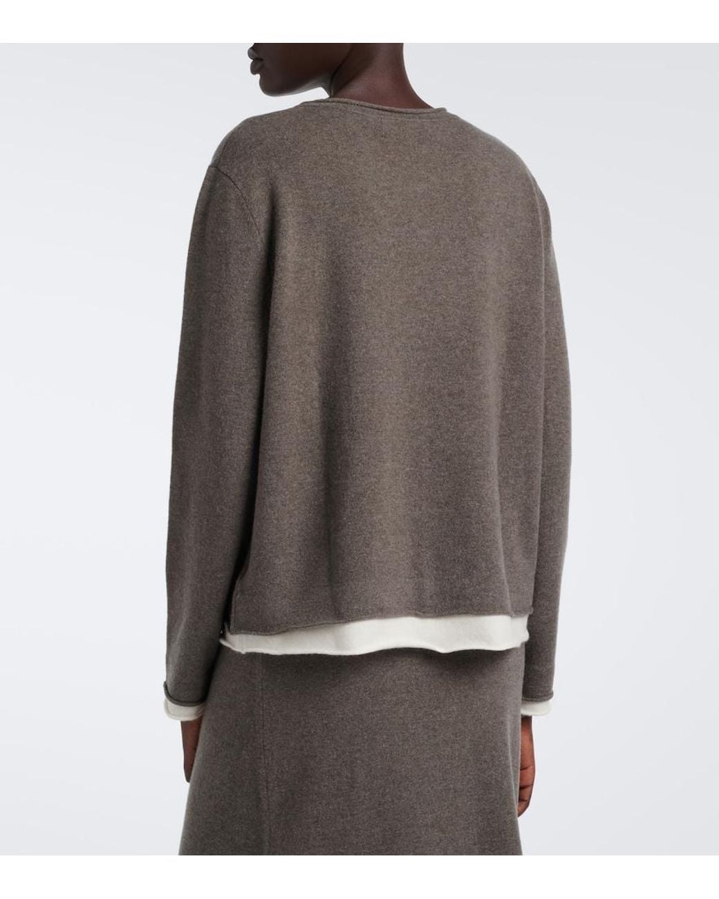 arch4 Brown Finley Layered Cashmere Sweater