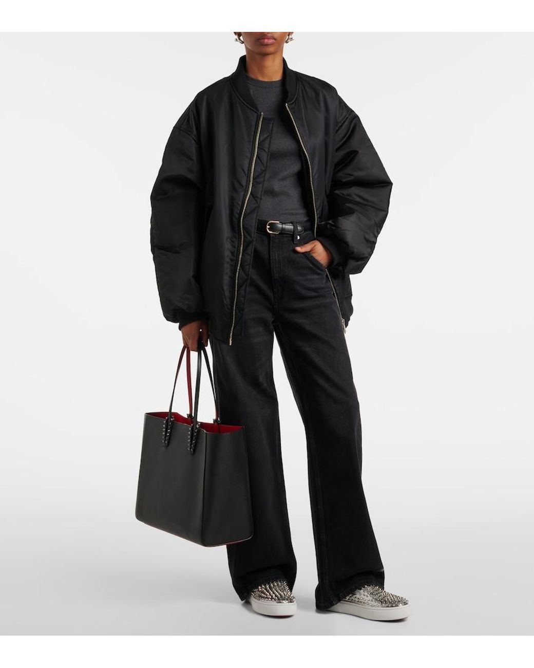 Christian Louboutin Black Large Cabata Tote Handbag