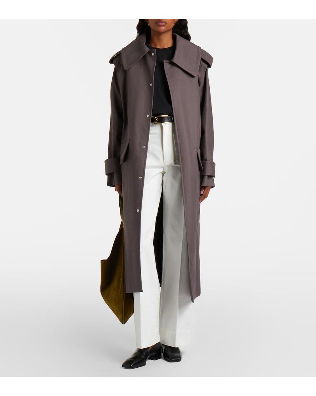 Victoria Beckham White Alina Wide-Leg Jeans