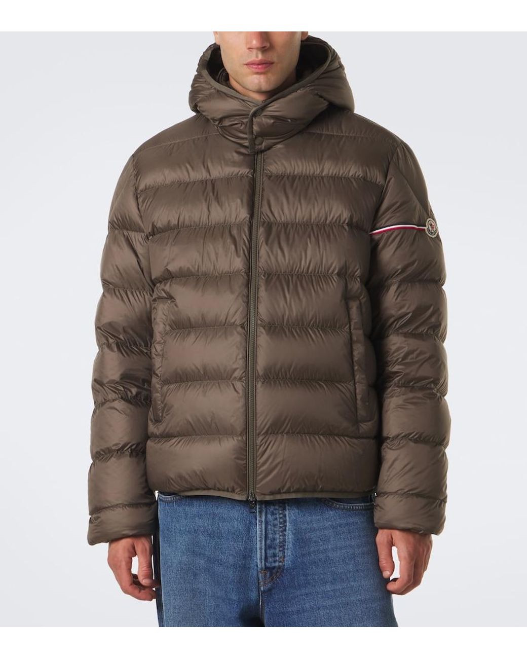 Moncler Brown Ravenlock Down Jacket for men