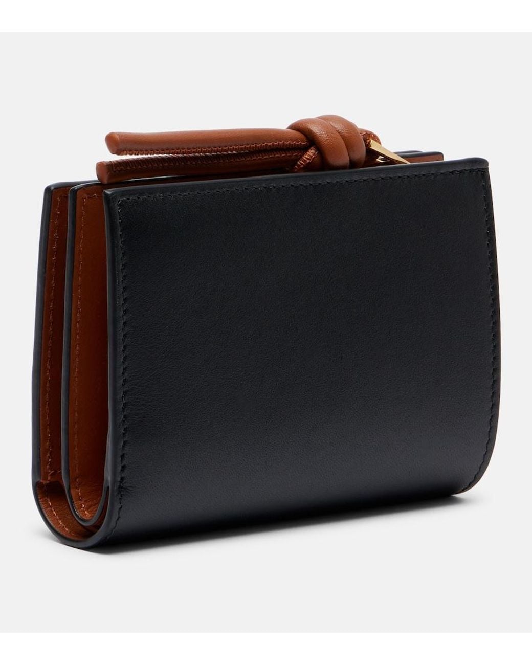 Loewe Black Knot Leather Wallet