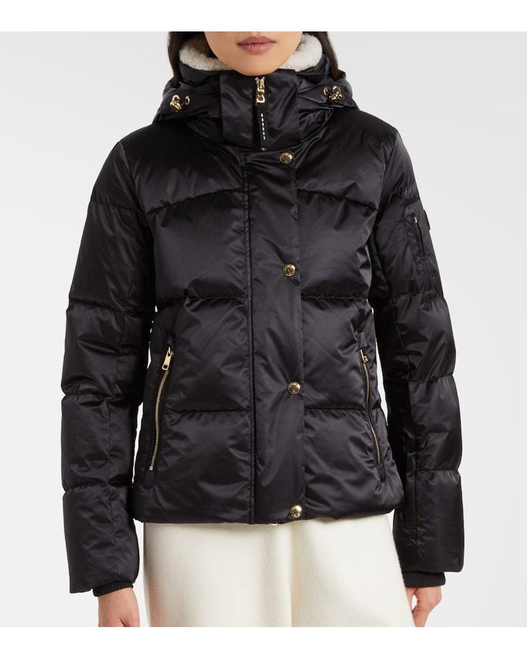Bogner Black Hella Quilted Down Jacket