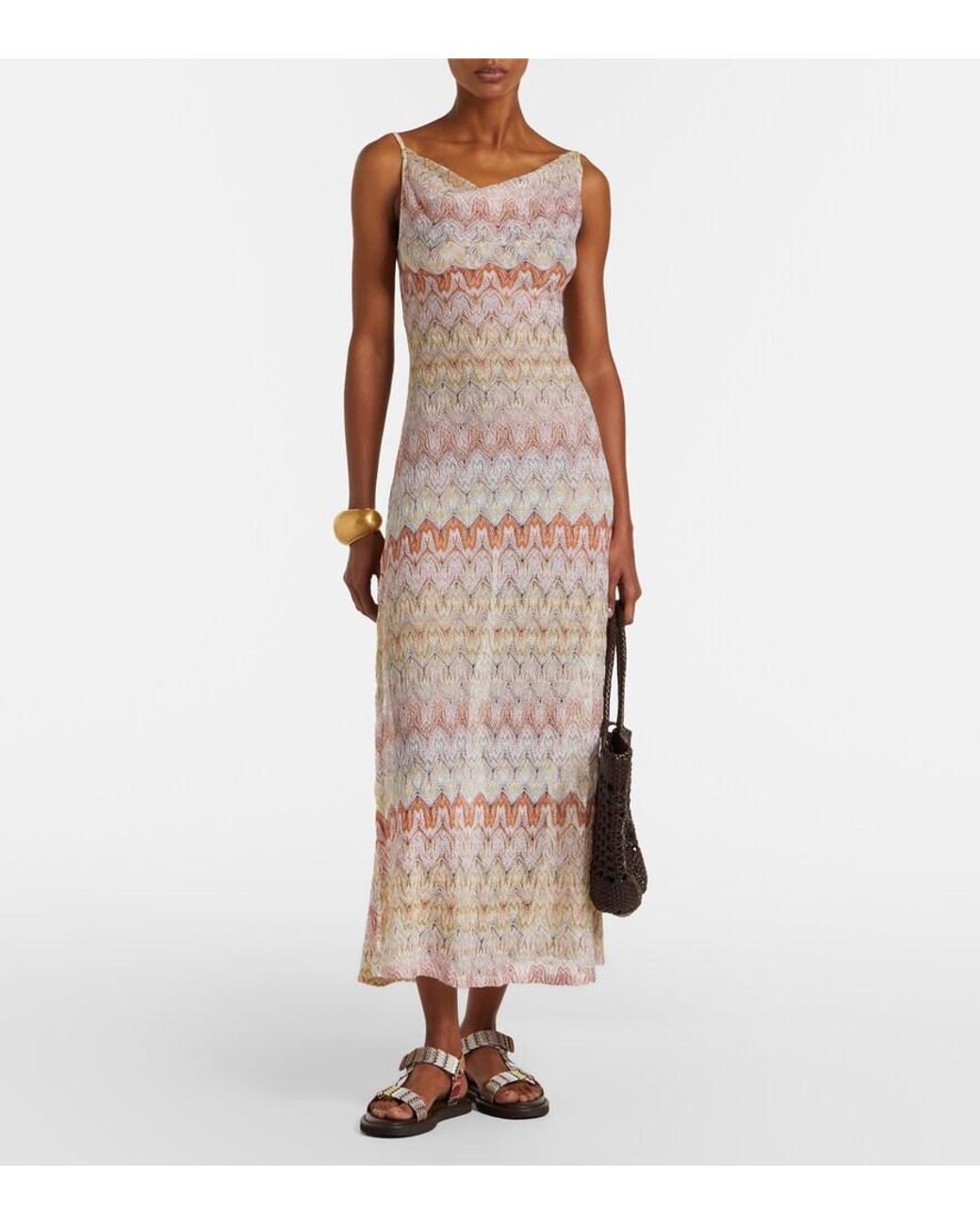 Missoni Multicolor Minnie Zigzag Sandals
