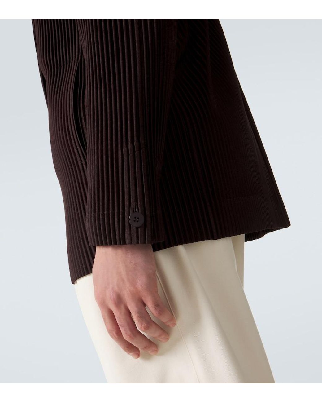 Homme Plissé Issey Miyake Black Tailored Pleats 2 Blazer for men