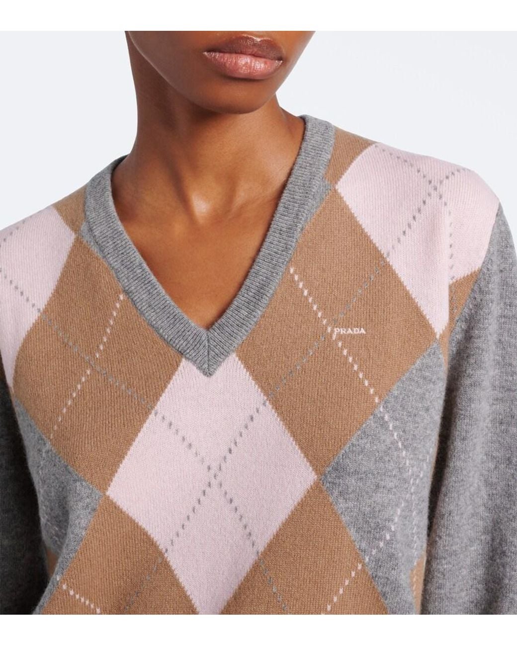 Pullover di Prada in Gray