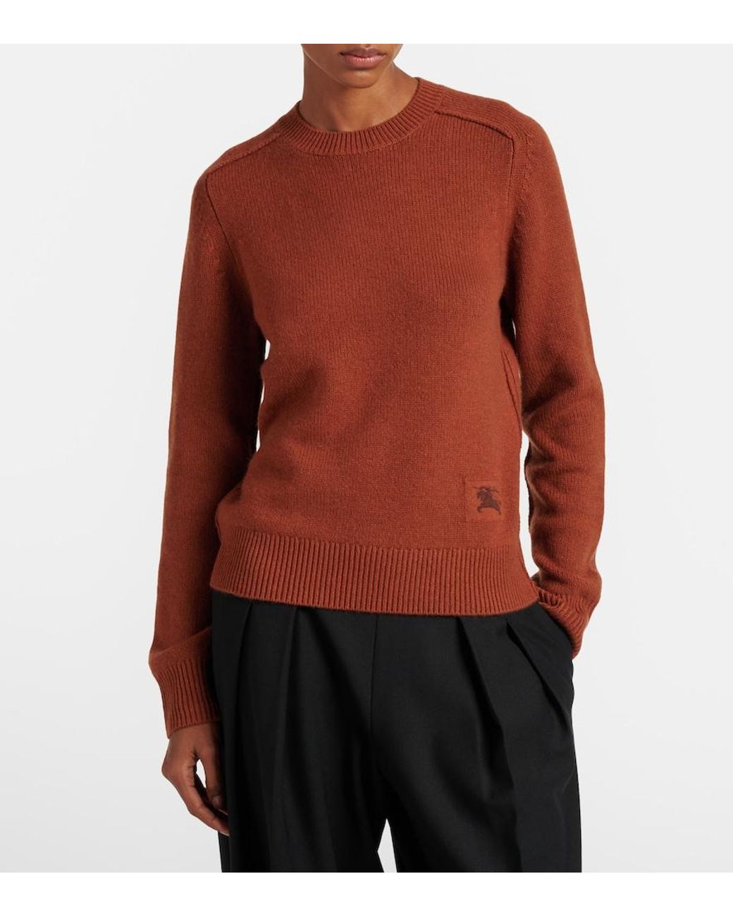 Burberry Brown Pullover Aus Kaschmir