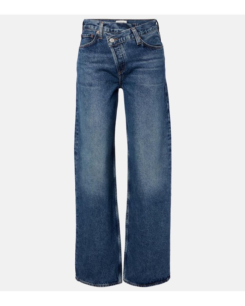 Jeans Barrel Arc Agolde de color Blue