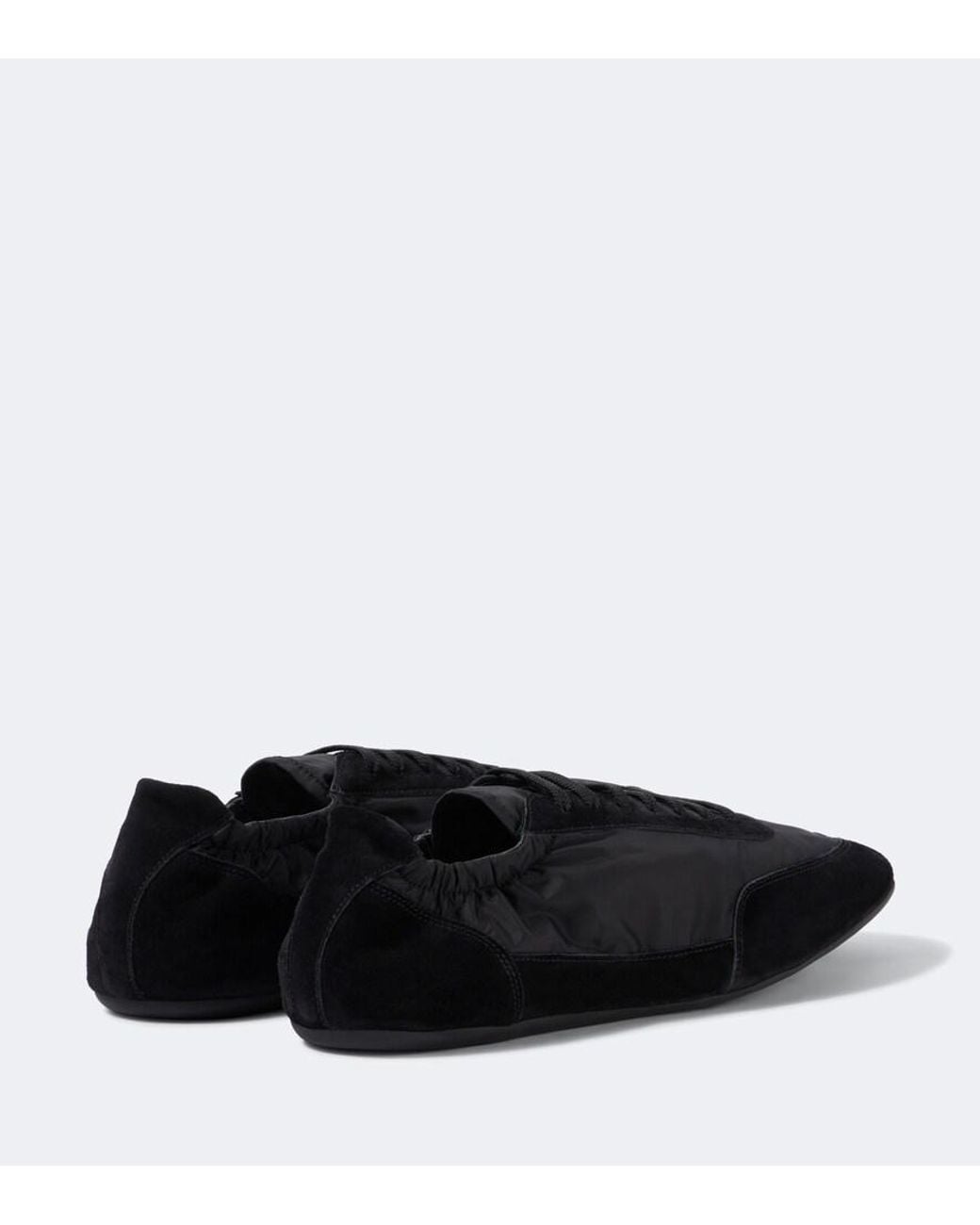 Prada Sneakers Collapse Aus Re-Nylon Mit Veloursleder in Black für Herren