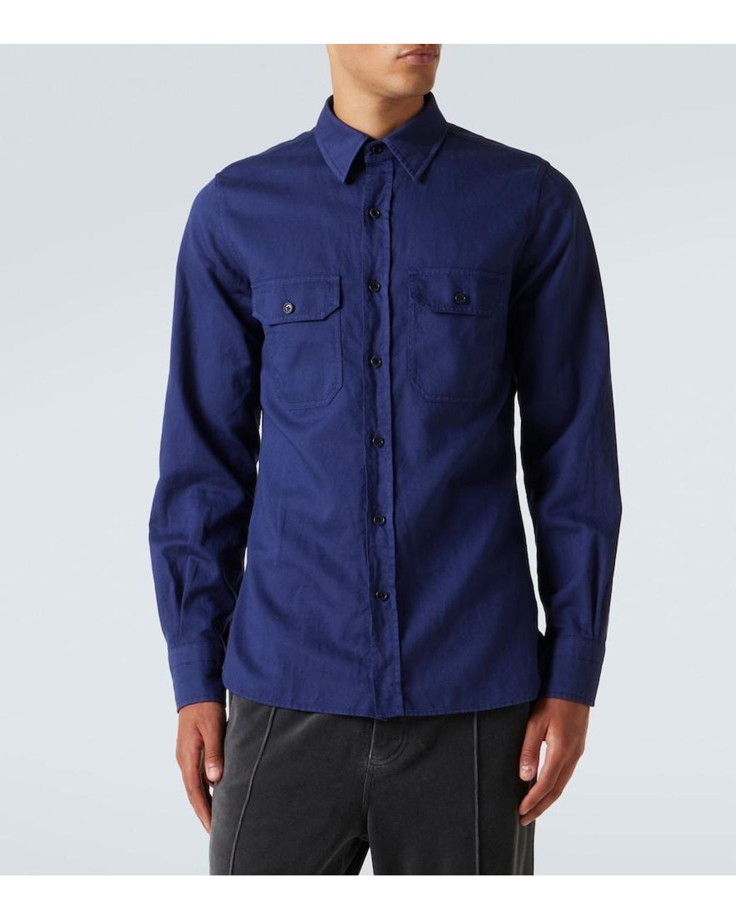Camicia di Tom Ford in Blue da Uomo