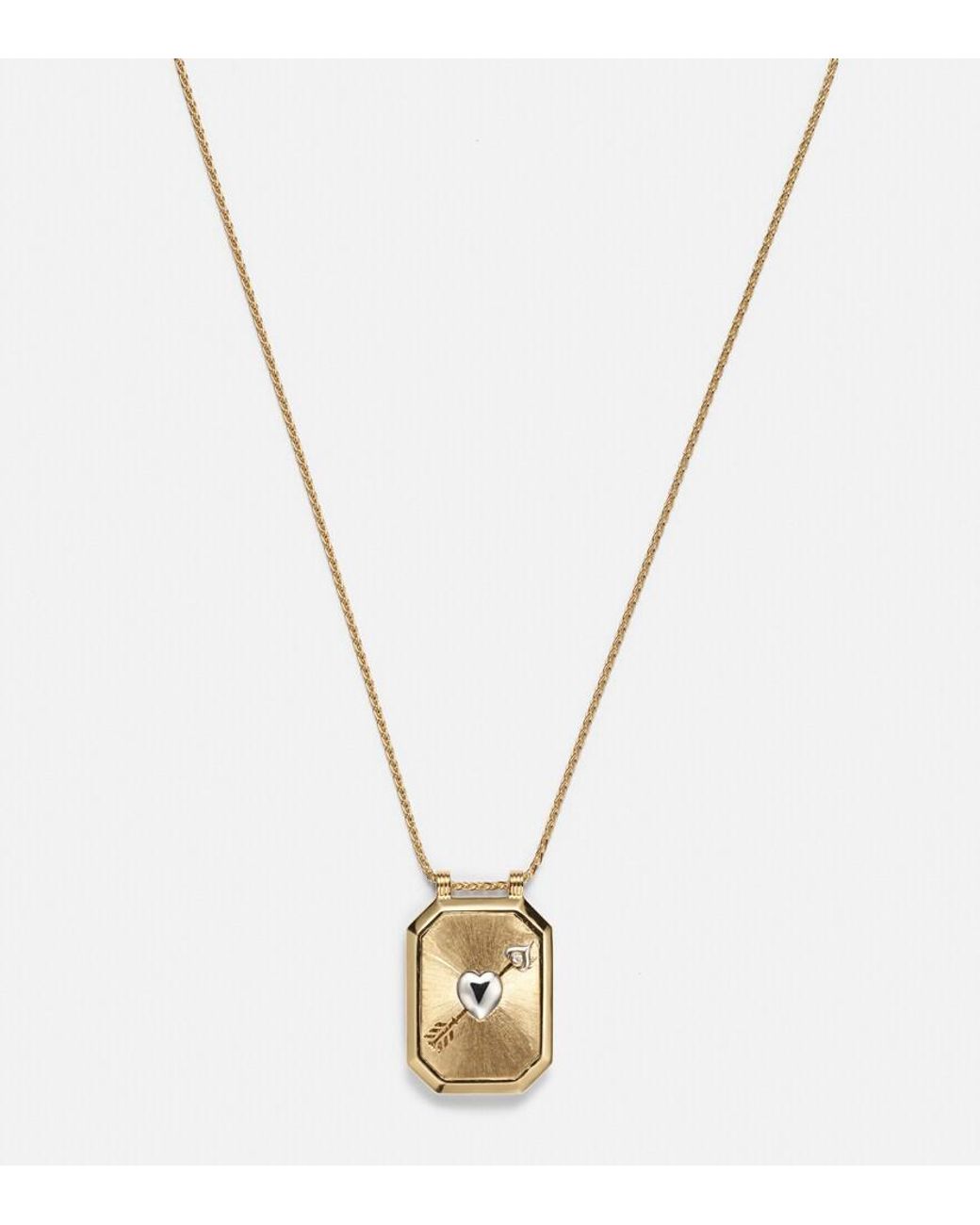 Marie Lichtenberg Metallic Cour Perce 18Kt And Necklace With Diamond
