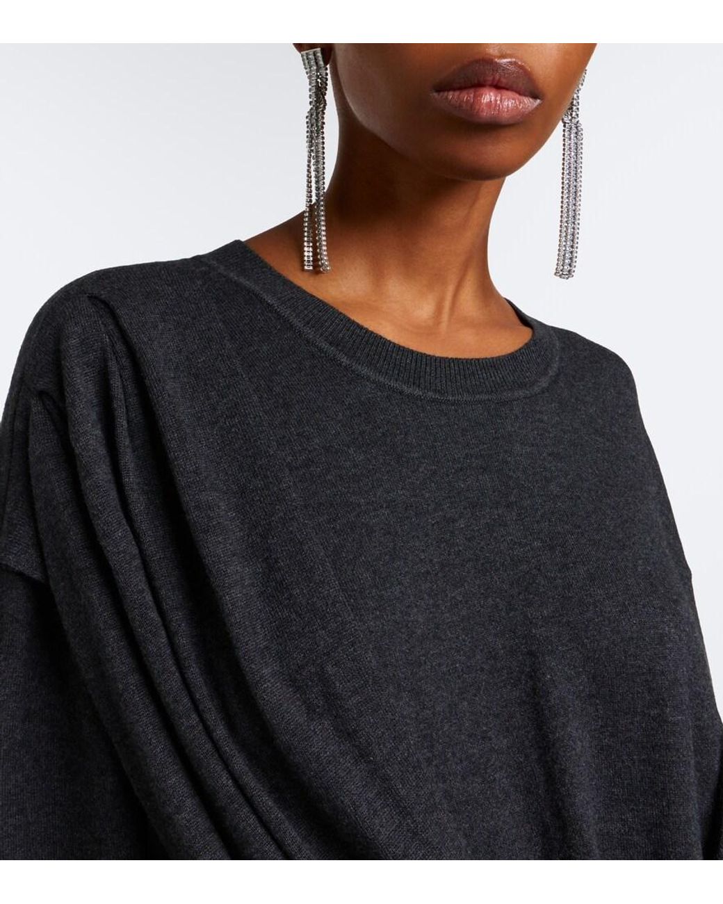 Isabel Marant Black Florda Embellished Sweater