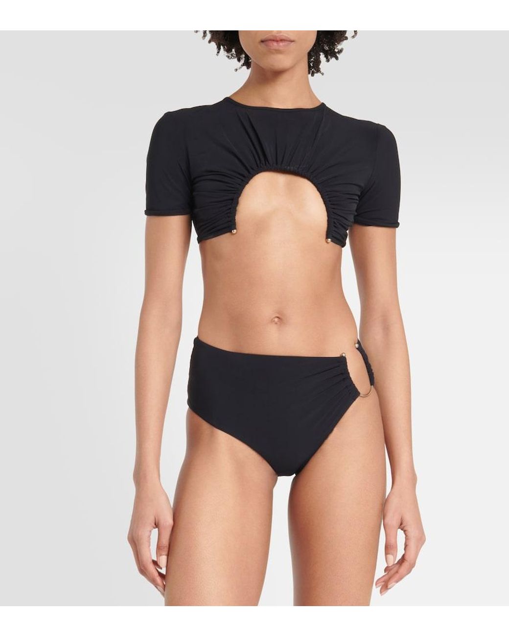 Christopher Esber Black Bikini-Oberteil