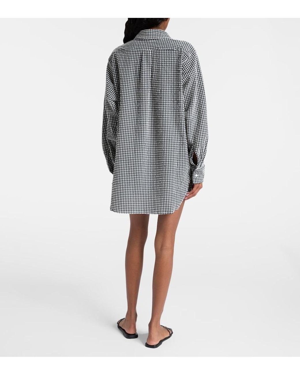 Hunza G Blue Oversize-Hemd