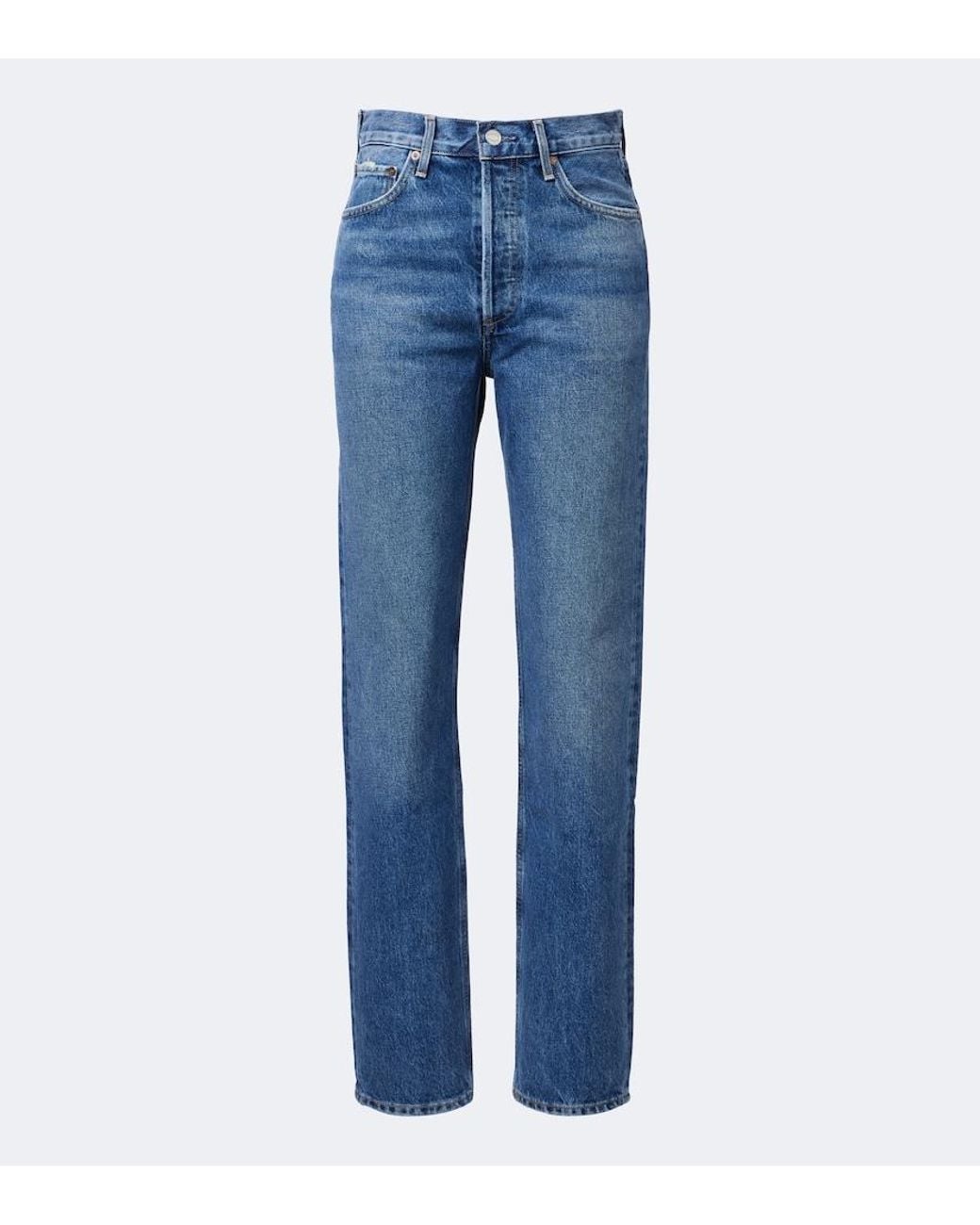 Agolde Blue '90S Straight Jeans