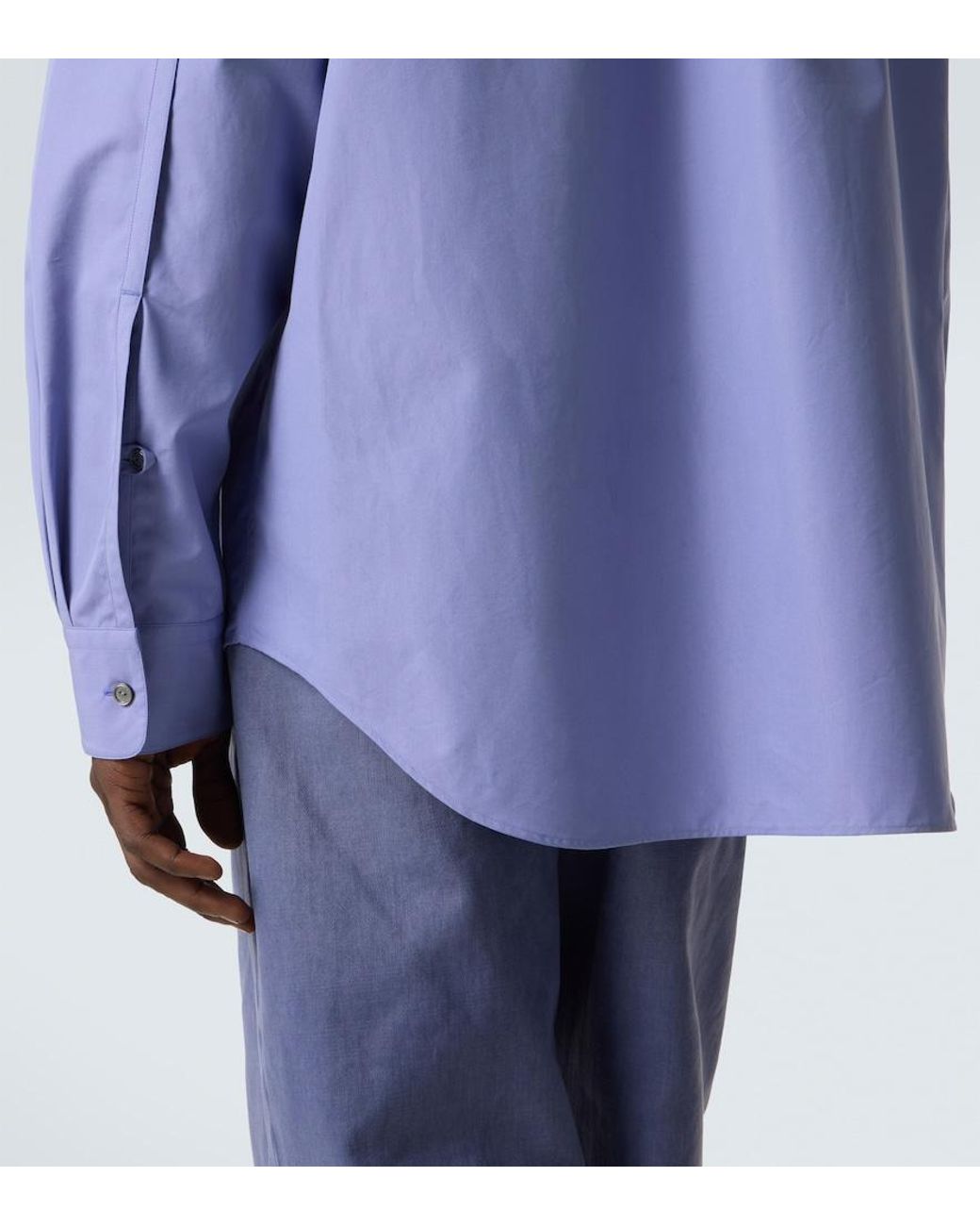 Calvin Klein Blue Axel Cotton Shirt for men