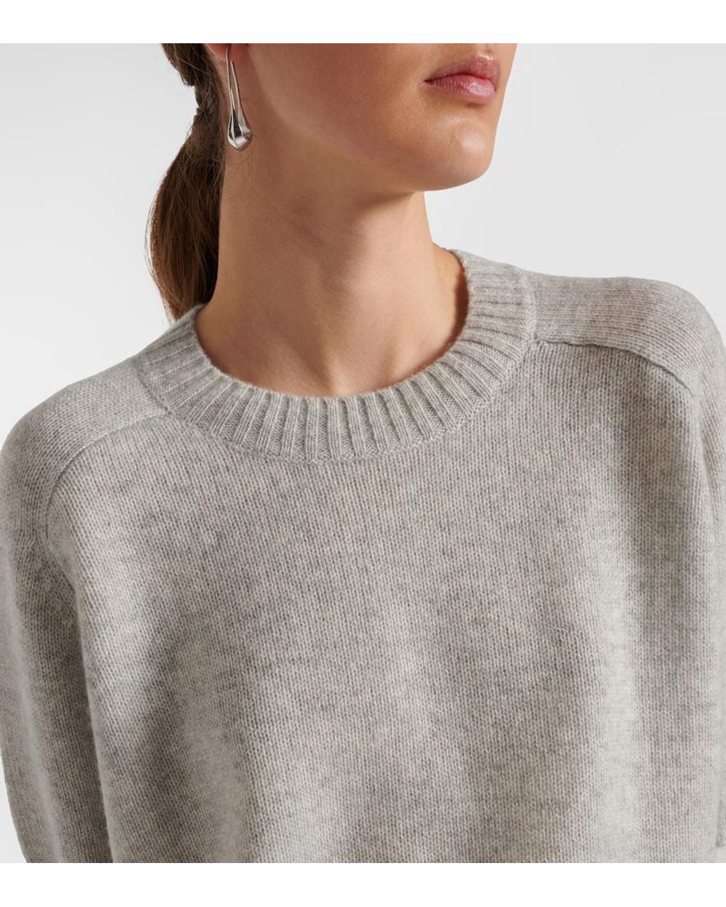Jardin Des Orangers White Cashmere Sweater