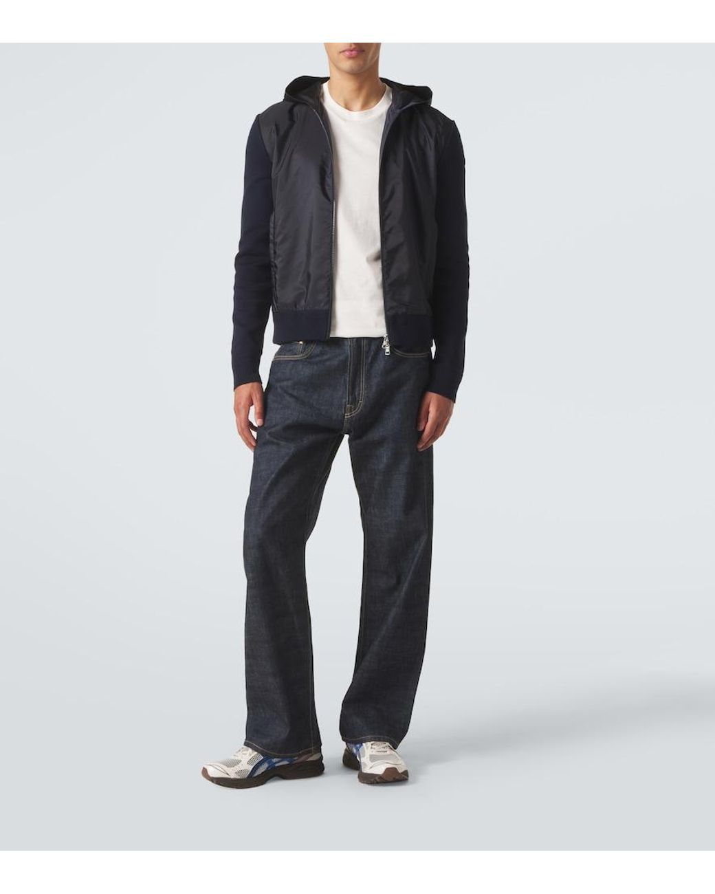 Moncler White Cotton Jersey T-Shirt for men