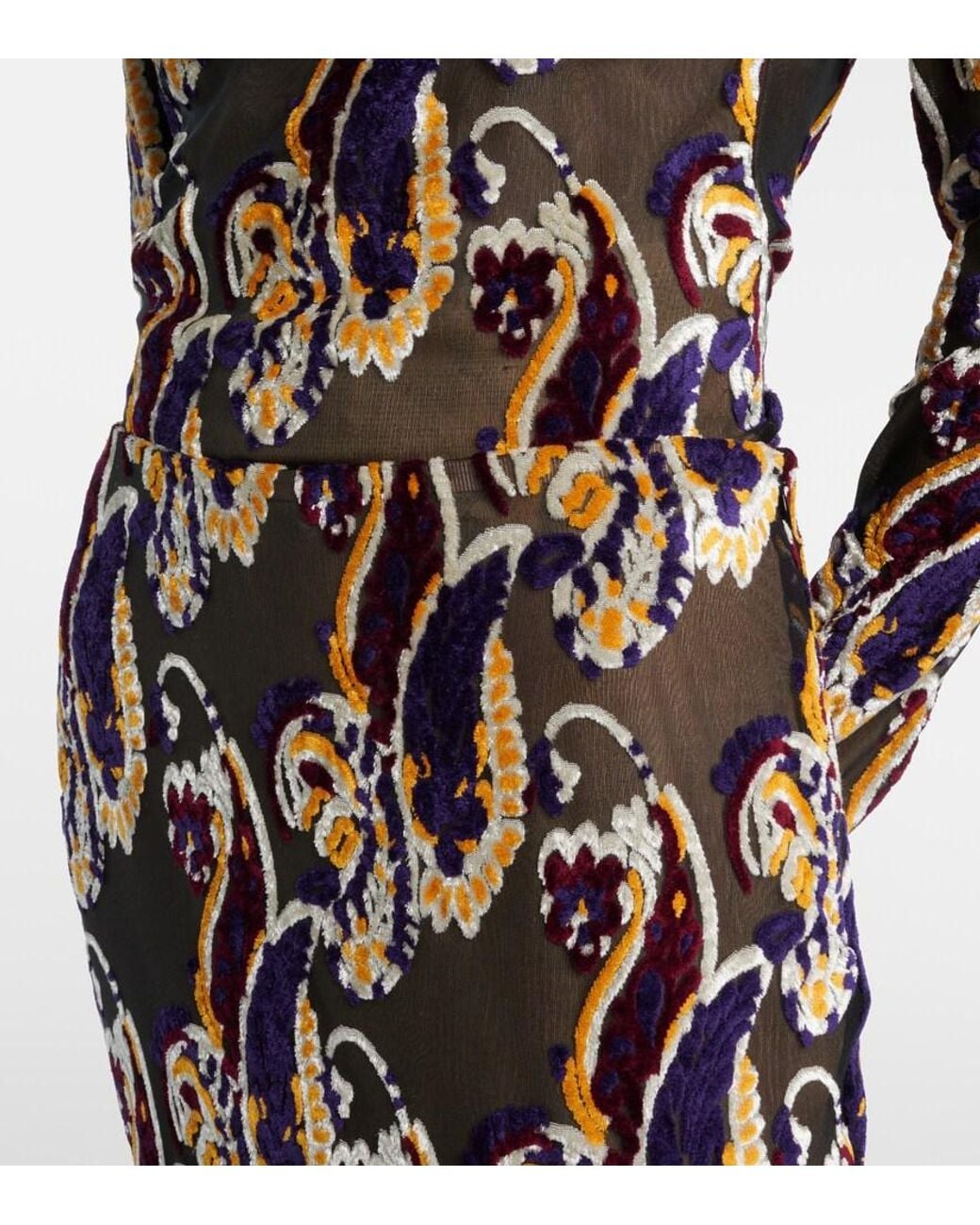 Etro Multicolor Paisley Pencil Skirt