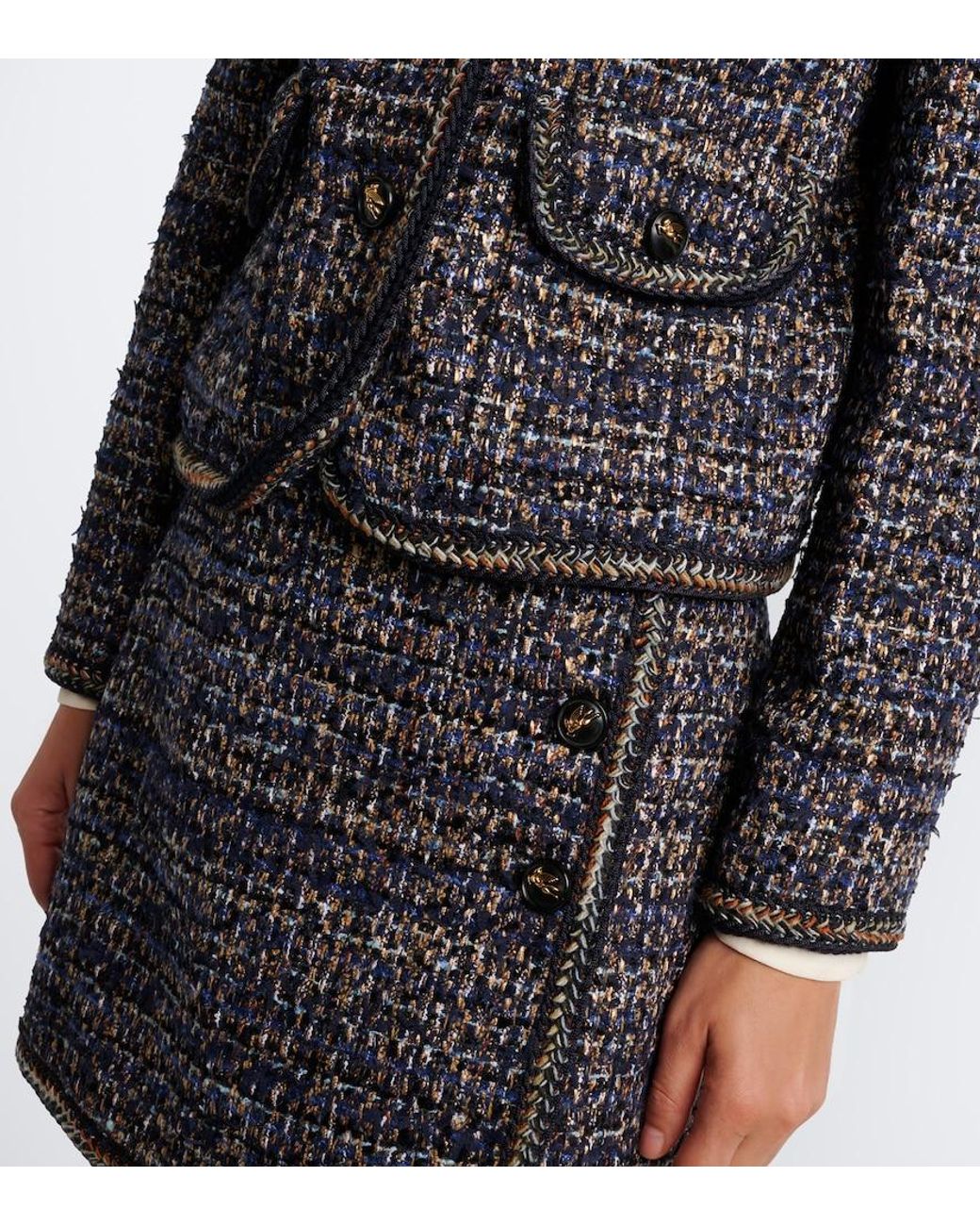 Etro Black Tweed Jacket