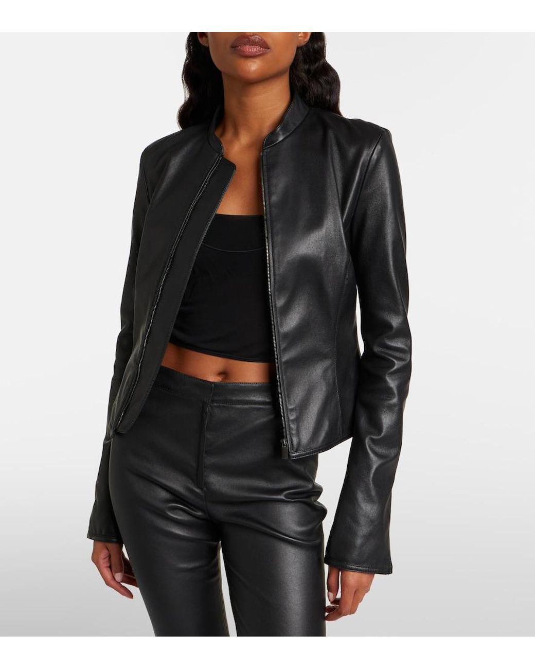 Gucci Black Leather Jacket