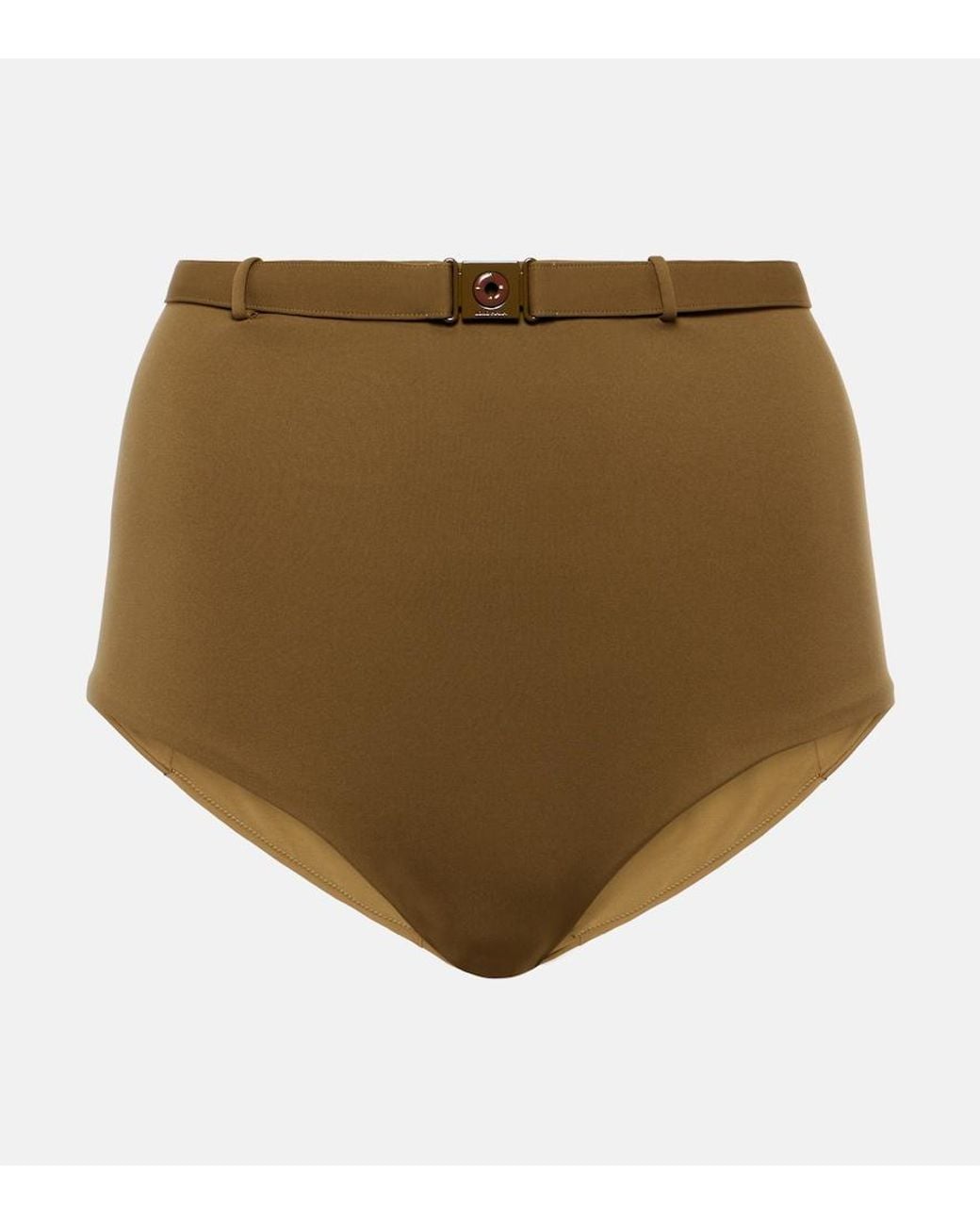 Loro Piana Natural High-Rise Bikini Bottoms