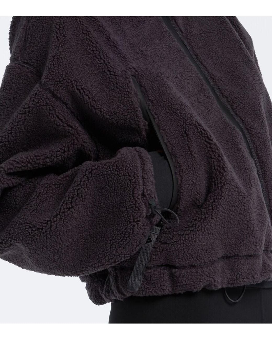 Adidas By Stella McCartney Black Teddy Jacket