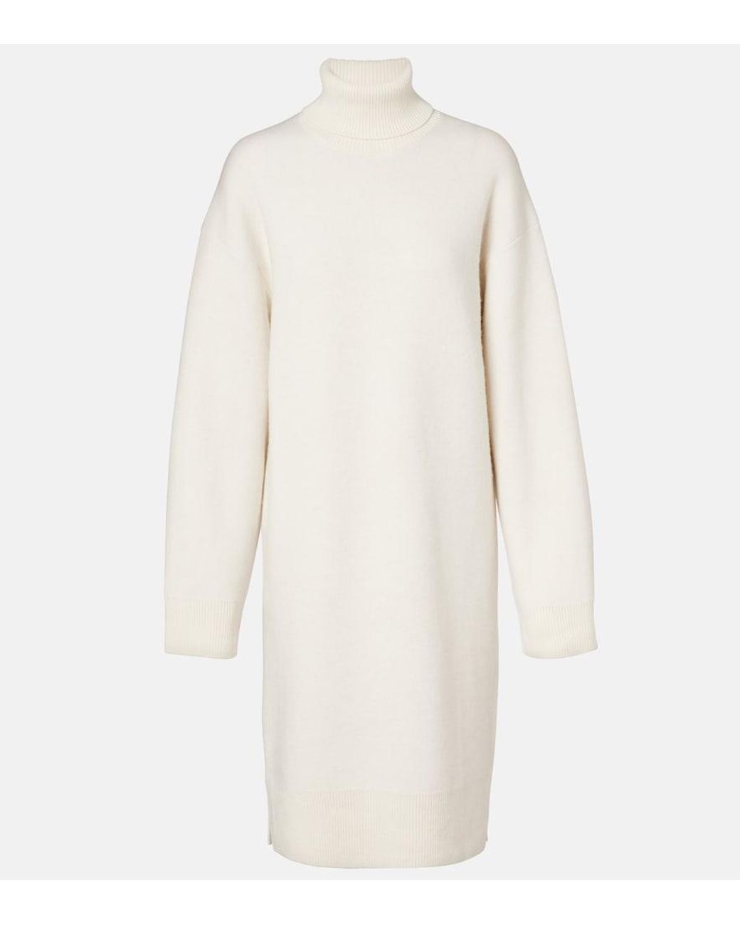 Totême Natural Wool And Cashmere-Blend Sweater Dress