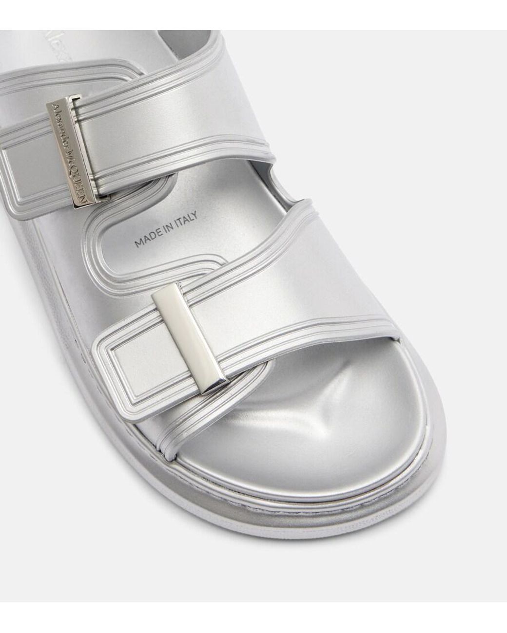 McQueen Metallic Hybrid Sandals