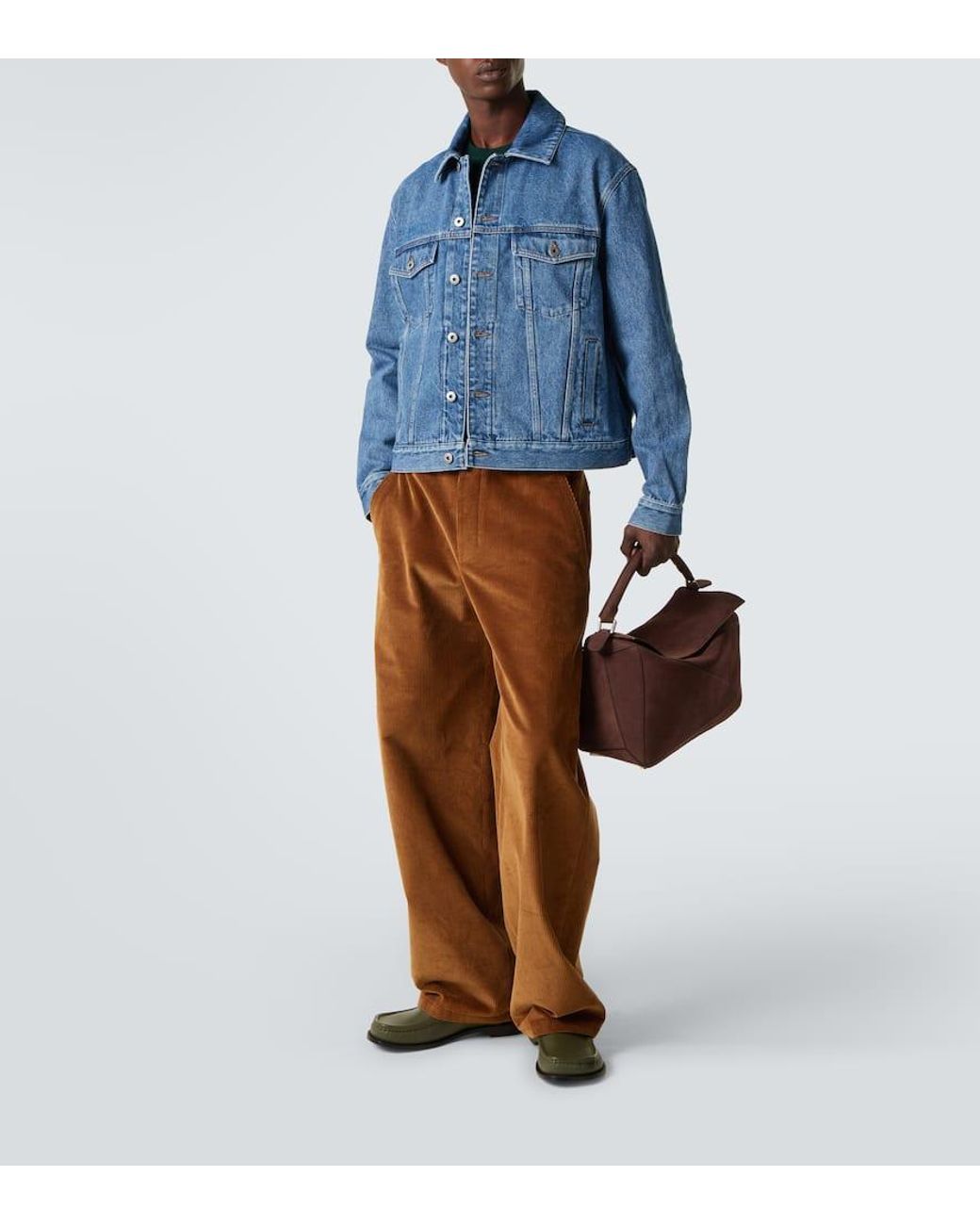 Loewe Tote Bag Puzzle Large Aus Leder in Brown für Herren