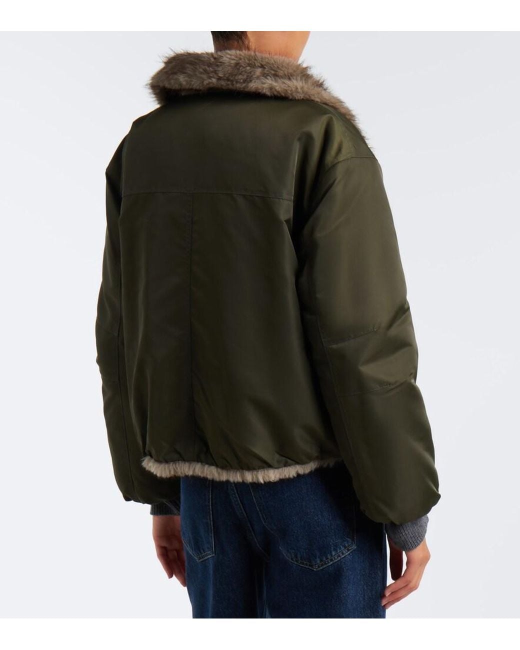 Veronica Beard Green Varrell Reversible Jacket