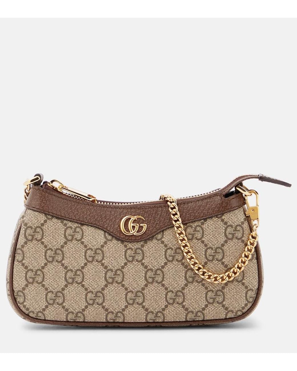 Gucci Brown Ophidia Mini-Tasche